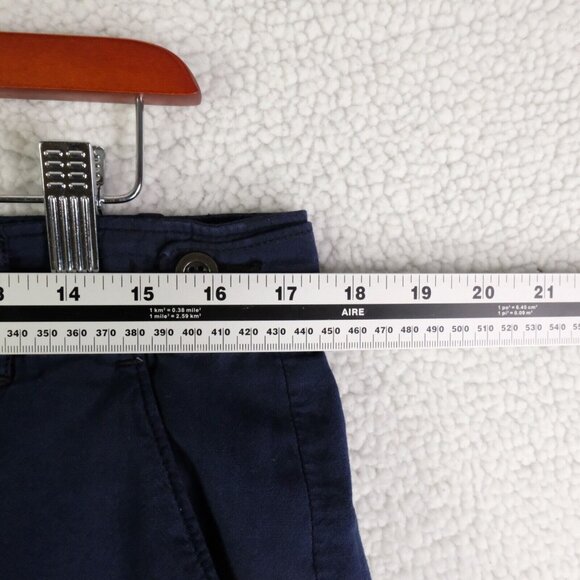 Madewell Pants Womens 32 Navy Blue Widelegger Lightweight Cotton Summer 29L - Picture 6 of 13